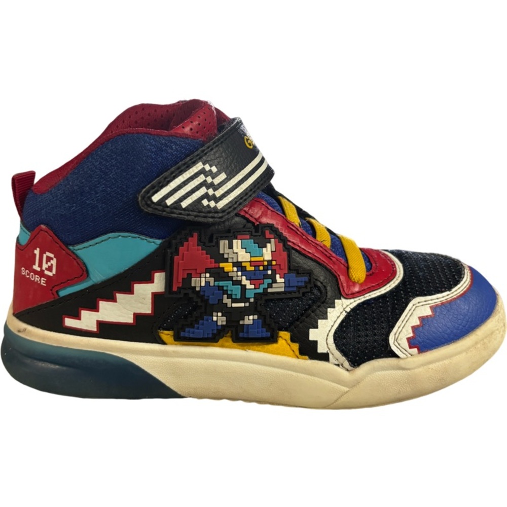 Geox Grayjay I Shoes Blue White Red Kids Size 3
